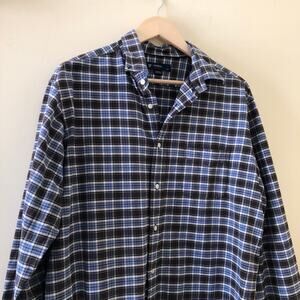 Cremieux Plaid Shirt Button Down Size L
